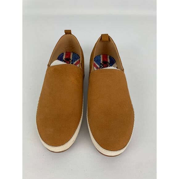 English Laundry Wynne Leather Slip On Loafers Mens 10.5 Cognac Brown ELS2004 New - Picture 2 of 12